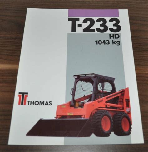 thomas t 233 specs